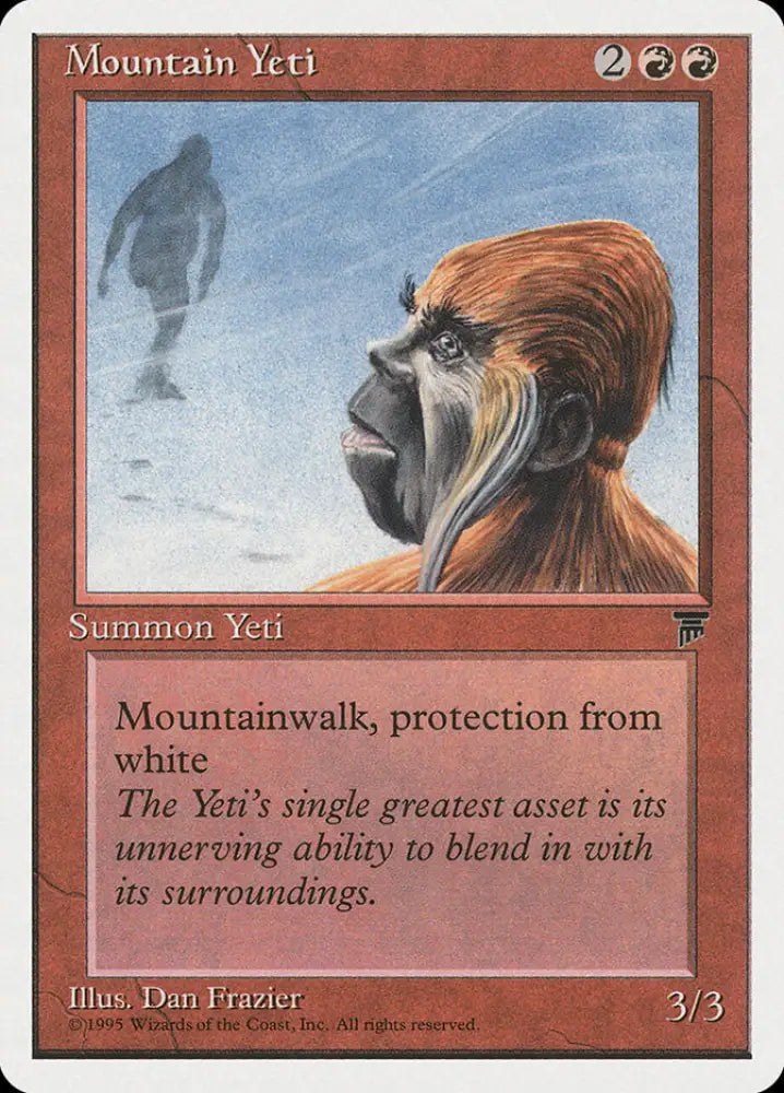 Mountain Yeti [Chronicles] - MTG Single