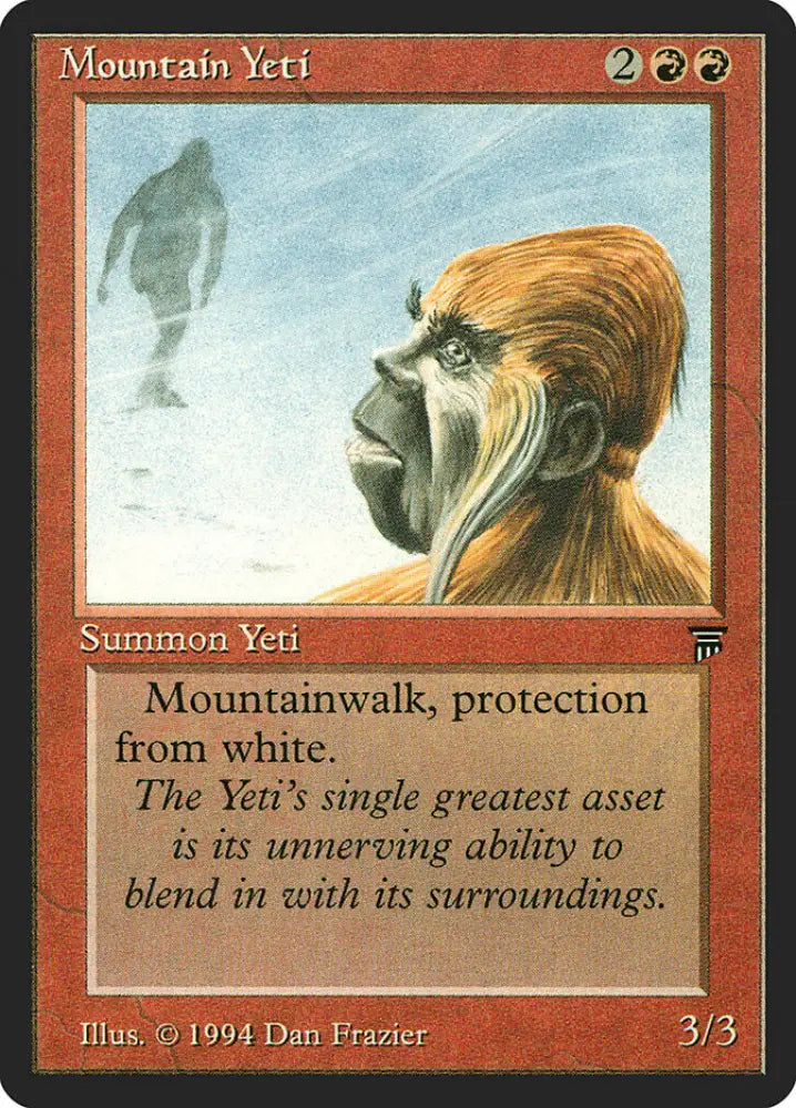 Mountain Yeti [Legends] - MTG Single