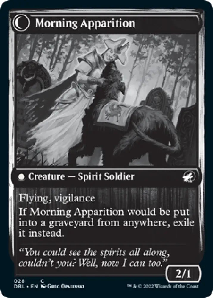 Mourning Patrol // Morning Apparition [Innistrad: Double Feature] - MTG Single