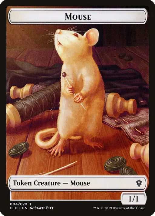 Mouse Token [Throne of Eldraine Tokens] - MTG Single