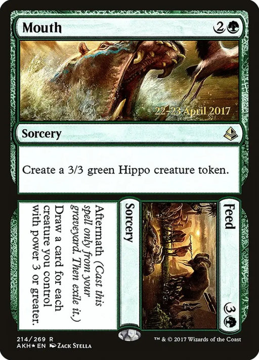 Mouth // Feed [Amonkhet Prerelease Promos] - MTG Single