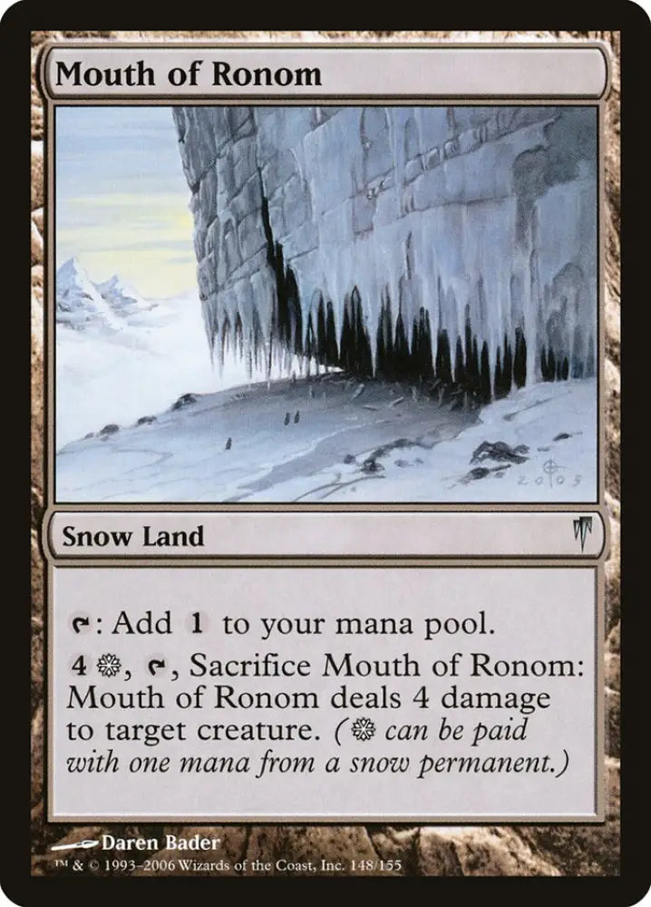 Mouth of Ronom [Coldsnap] - MTG Single