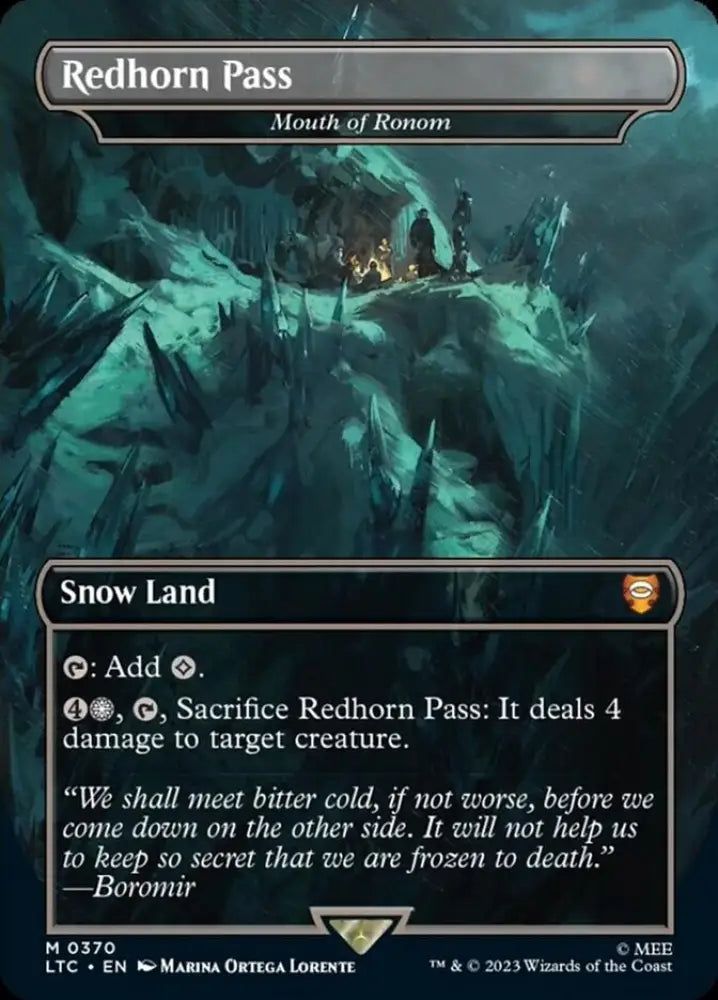 Mouth of Ronom - Redhorn Pass [The Lord of the Rings: Tales of Middle-Earth Commander] - MTG Single