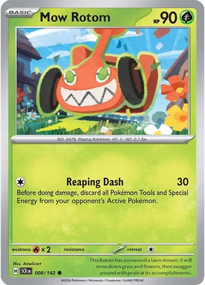 Mow Rotom (008/142) [Scarlet & Violet: Stellar Crown] - Pokemon Single