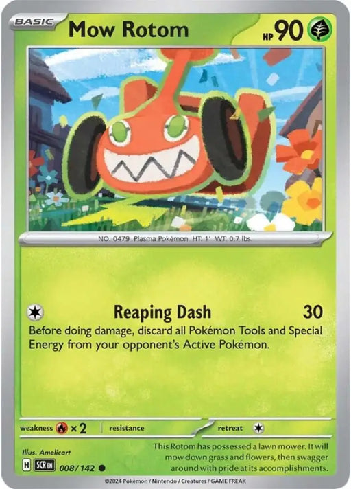 Mow Rotom (008/142) [Scarlet & Violet: Stellar Crown] - Pokemon Single