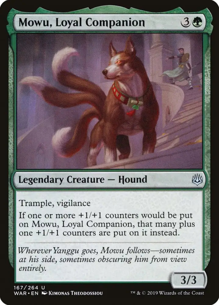 Mowu Loyal Companion [War of the Spark] - MTG Single