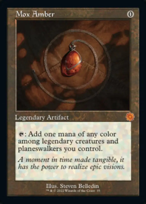 Mox Amber (Retro) [The Brothers’ War Retro Artifacts] - MTG Single