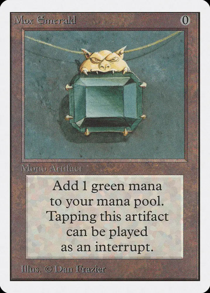 Mox Emerald [Unlimited Edition] - MTG Single