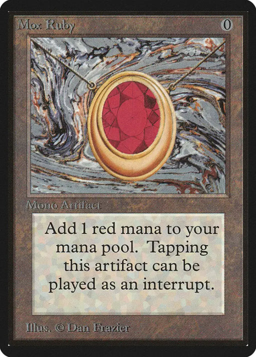 Mox Ruby [Beta Edition] - MTG Single
