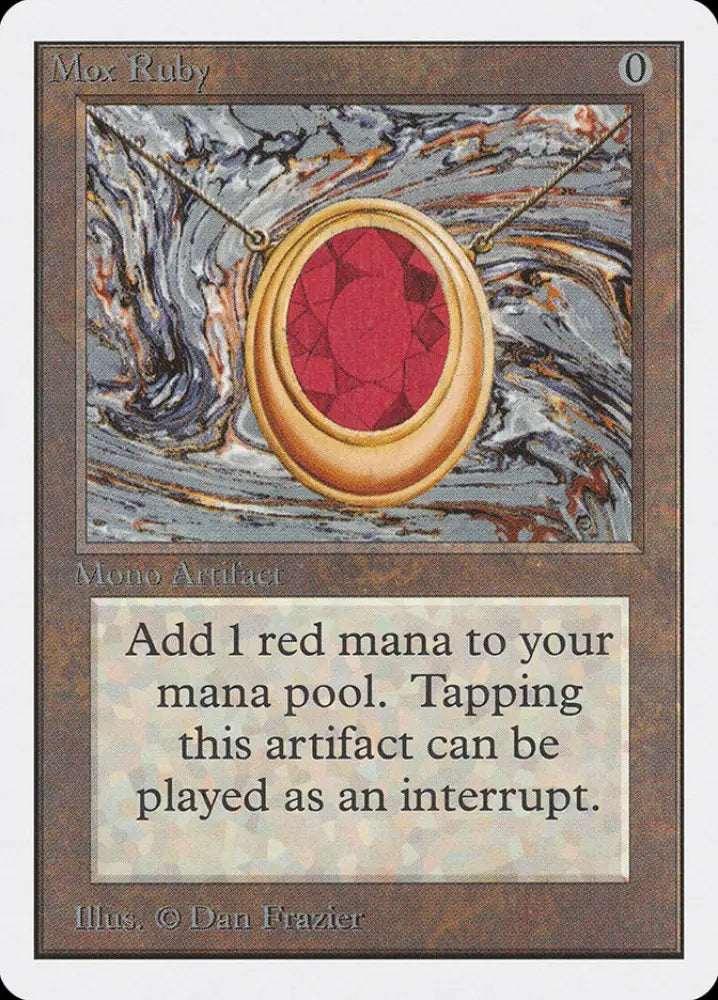 Mox Ruby [Unlimited Edition] - MTG Single