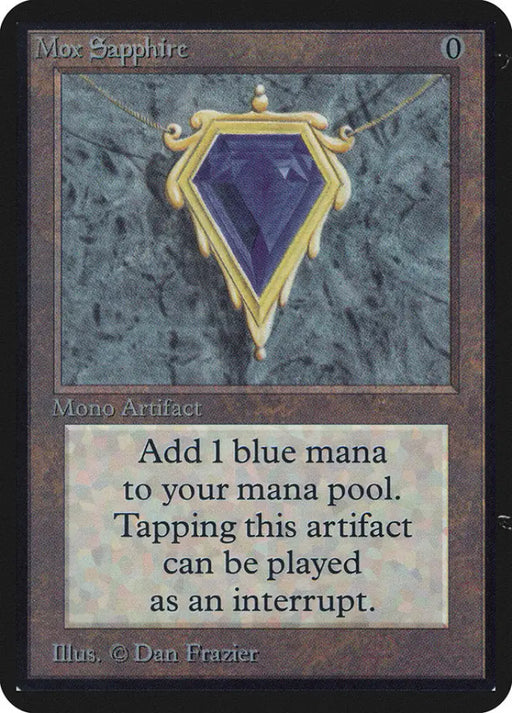 Mox Sapphire [Alpha Edition] - MTG Single