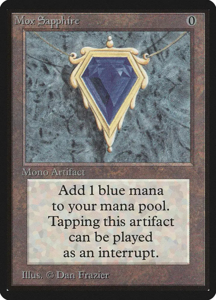 Mox Sapphire [Beta Edition] - MTG Single