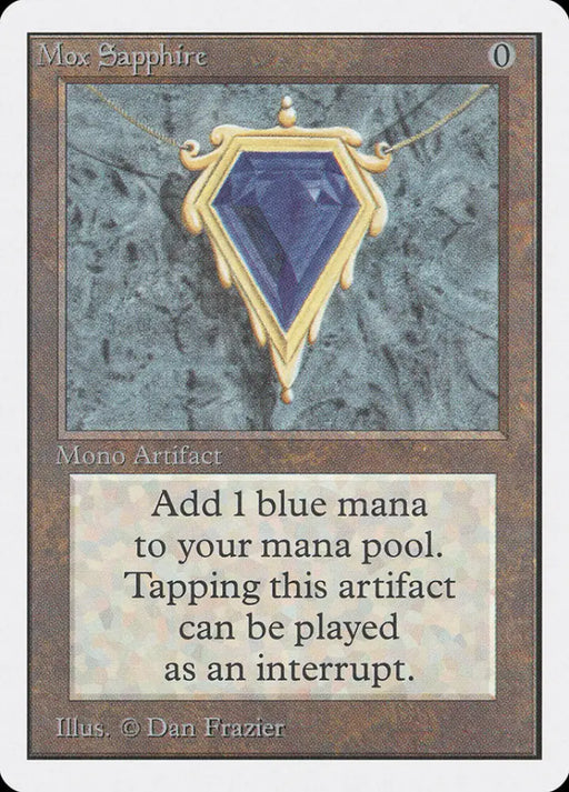 Mox Sapphire [Unlimited Edition] - MTG Single