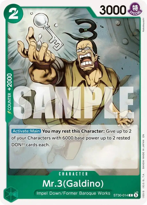 Mr.3(Galdino) (ST30-014) [Starter Deck EX: Luffy & Ace]
