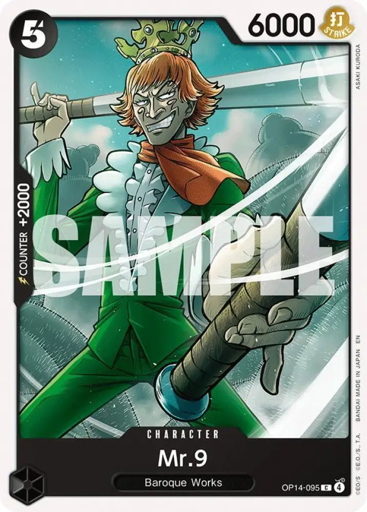 Mr.9 (OP14-095) [The Azure Sea's Seven]
