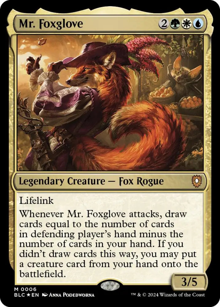 Mr. Foxglove [Bloomburrow Commander] - MTG Single
