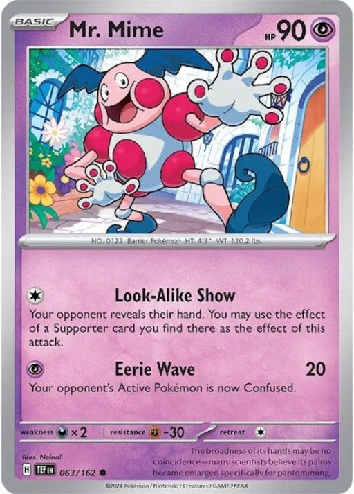 Mr. Mime (063/162) [Scarlet & Violet: Temporal Forces] - Pokemon Single