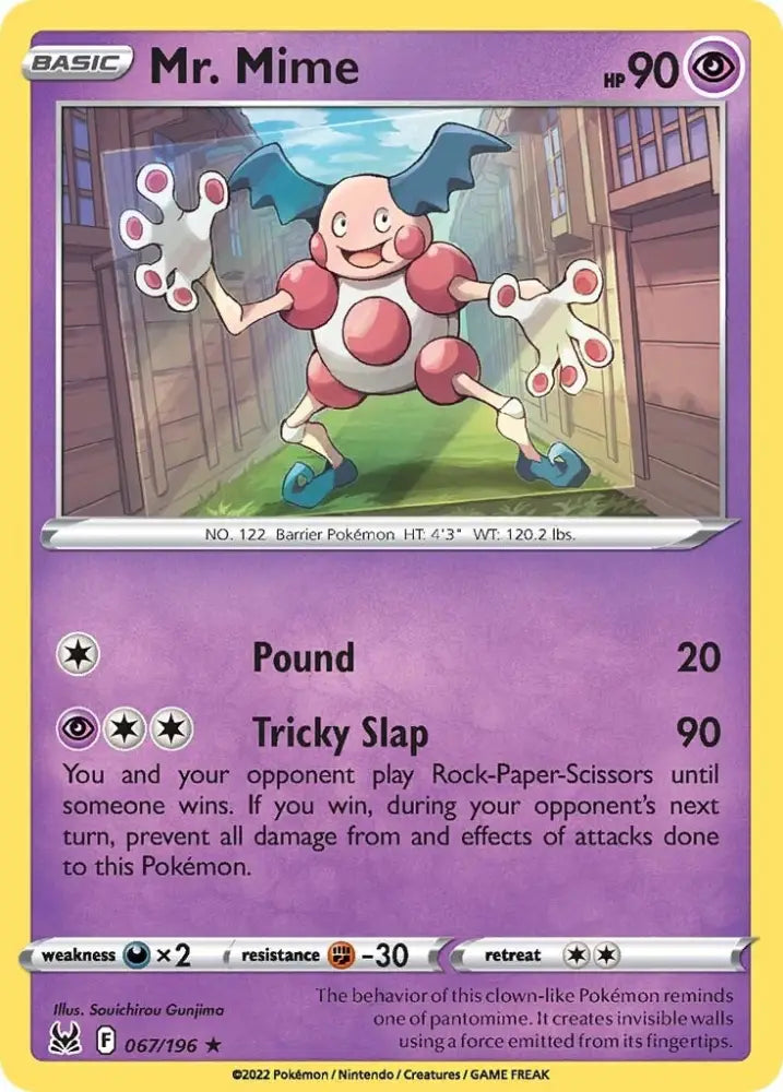 Mr. Mime (067/196) [Sword & Shield: Lost Origin] - Pokemon Single