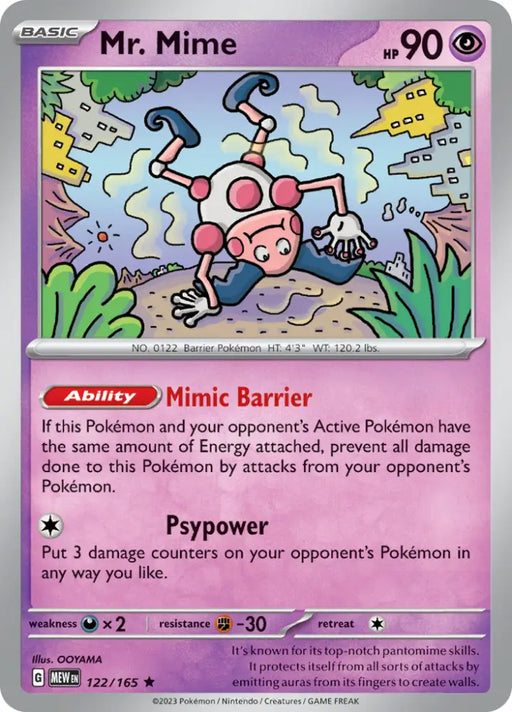 Mr. Mime (122/165) [Scarlet & Violet 151] - Pokemon Single