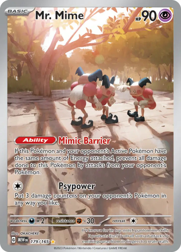 Mr. Mime (179/165) [Scarlet & Violet 151] - Pokemon Single