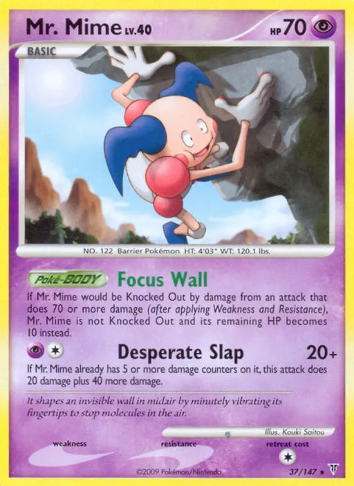 Mr. Mime (37/147) [Platinum: Supreme Victors] - Pokemon Single
