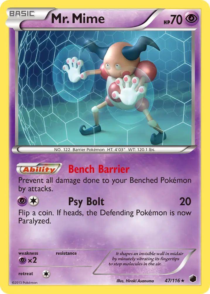Mr. Mime (47/116) [Black & White: Plasma Freeze] - Pokemon Single