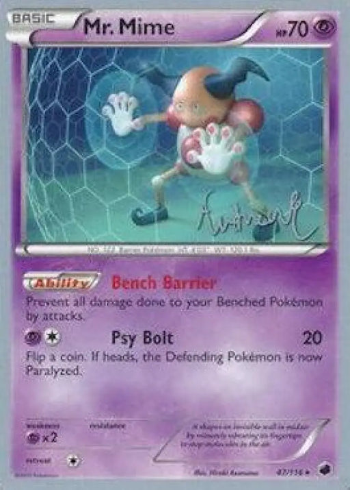 Mr. Mime (47/116) (Emerald King - Andrew Estrada) [World Championships 2014] - Pokemon Single