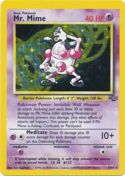 Mr. Mime (6/64) [Jungle Unlimited] - Pokemon Single