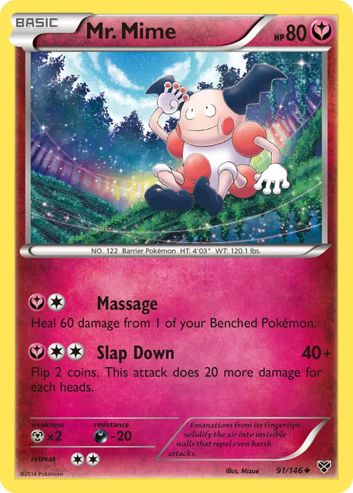 Mr. Mime (91/146) [XY: Base Set] - Pokemon Single