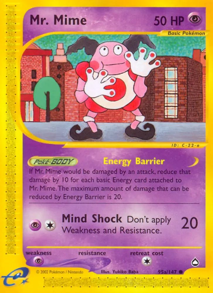 Mr. Mime (95a/147) [Aquapolis] - Pokemon Single