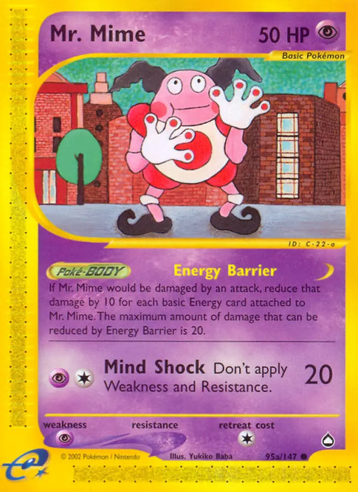 Mr. Mime (95a/147) [Aquapolis] - Pokemon Single