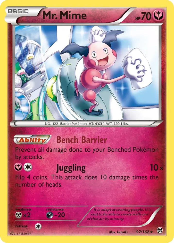 Mr. Mime (97/162) [XY: BREAKthrough] - Pokemon Single