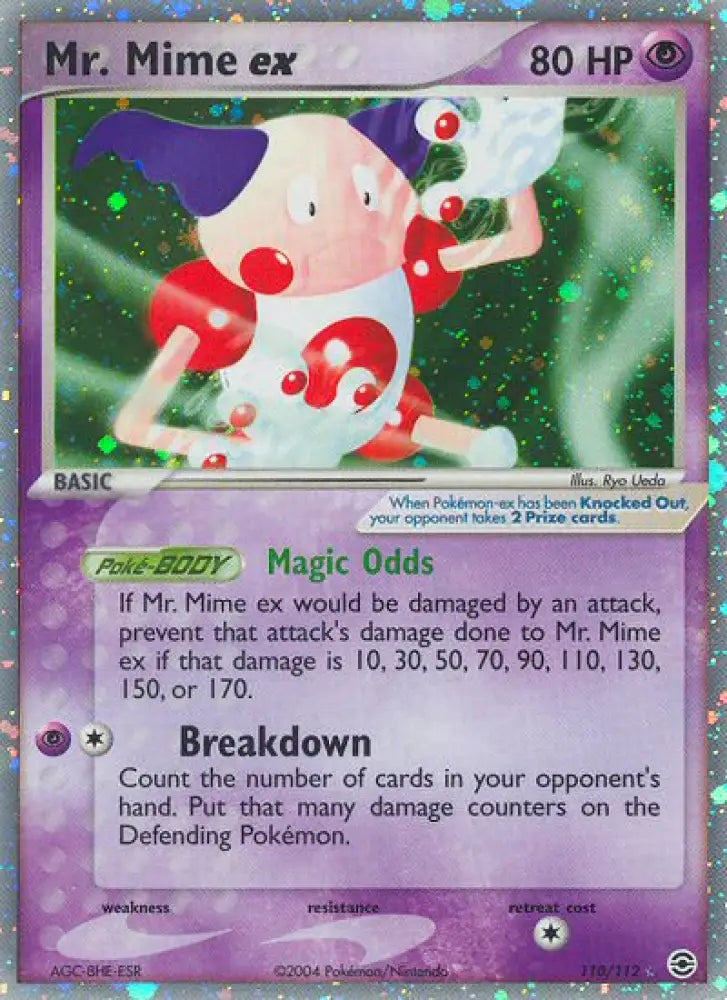 Mr. Mime ex (110/112) [EX: FireRed & LeafGreen] - Pokemon Single