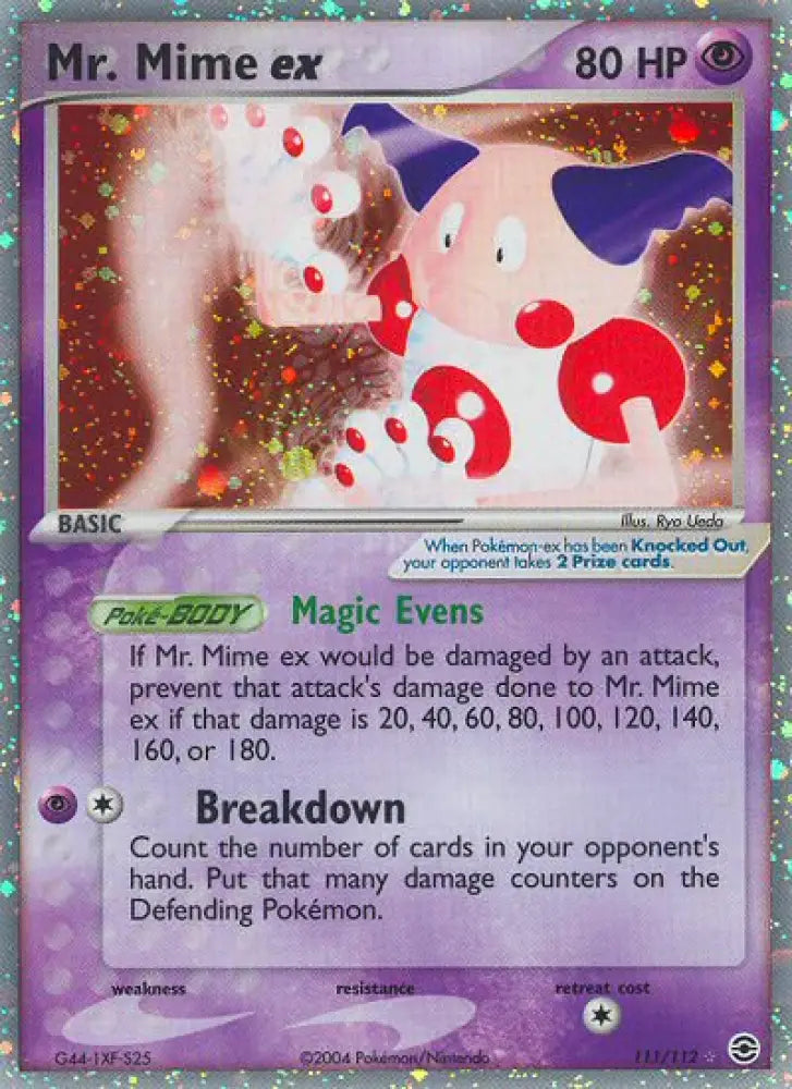 Mr. Mime ex (111/112) [EX: FireRed & LeafGreen] - Pokemon Single