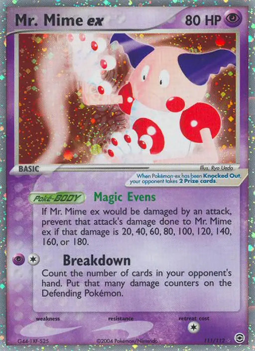 Mr. Mime ex (111/112) [EX: FireRed & LeafGreen] - Pokemon Single