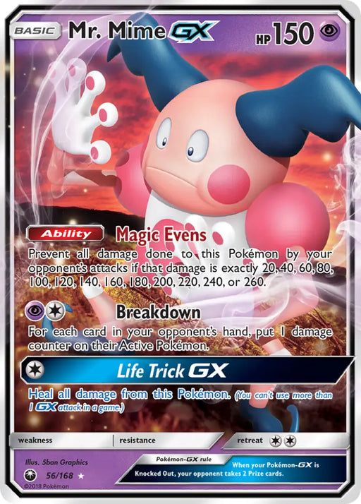 Mr. Mime GX (56/168) [Sun & Moon: Celestial Storm] - Pokemon Single