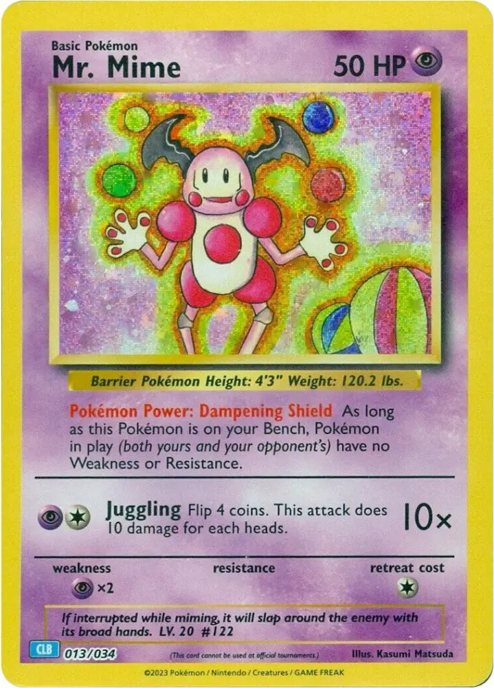 Mr. Mime [Trading Card Game Classic] - Pokemon Single