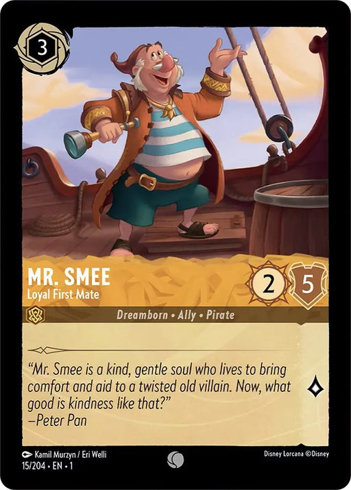 Mr. Smee - Loyal First Mate (15/204) [The First Chapter] - Lorcana Single