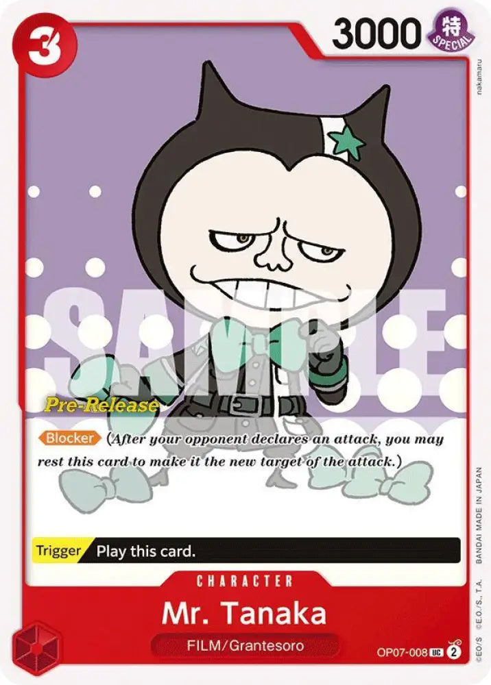 Mr. Tanaka (OP07-008) [500 Years in the Future Pre-Release Cards]