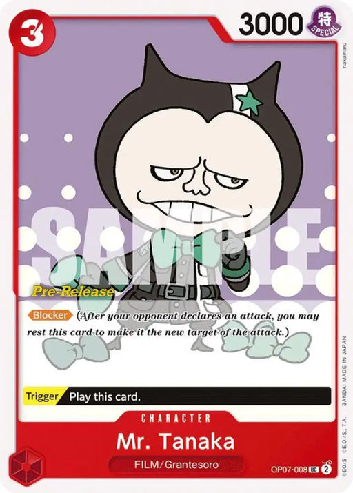 Mr. Tanaka (OP07-008) [500 Years in the Future Pre-Release Cards]
