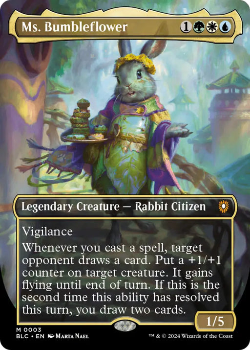 Ms. Bumbleflower (Borderless) [Bloomburrow Commander] - MTG Single