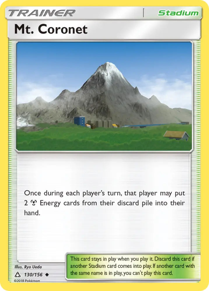 Mt. Coronet (130/156) [Sun & Moon: Ultra Prism] - Pokemon Single