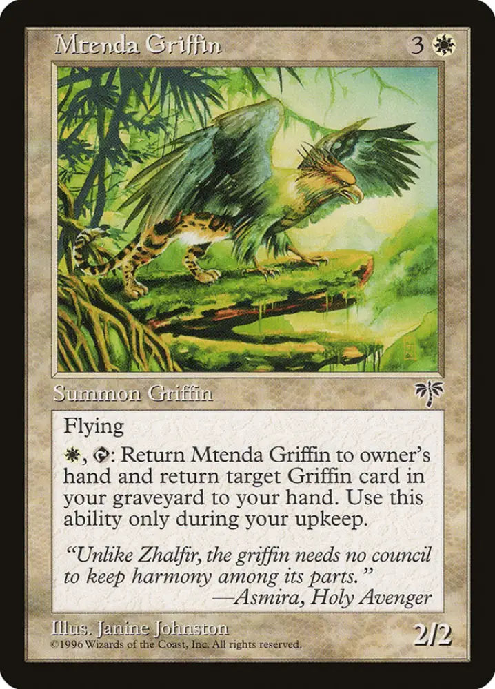 Mtenda Griffin [Mirage] - MTG Single