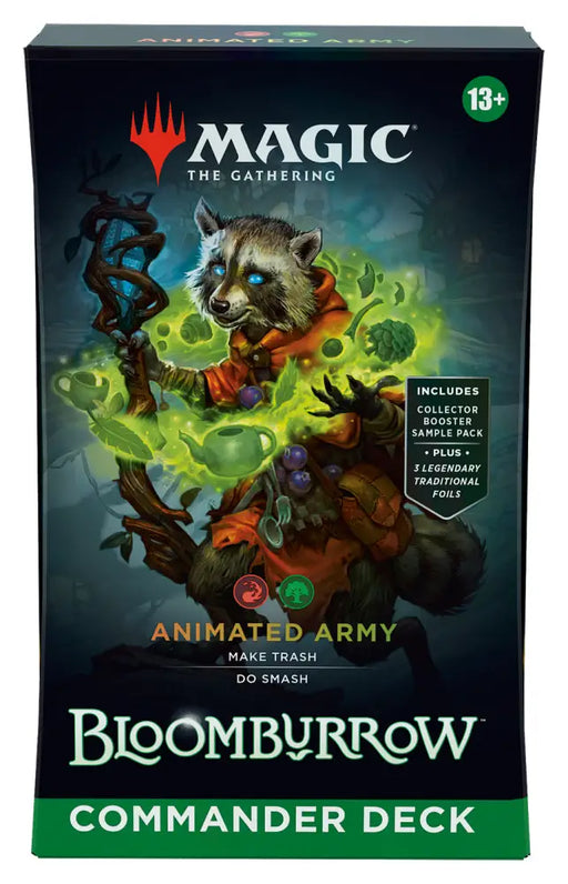 MTG Bloomburrow Animated Army Commander Deck - Magic: The Gathering Sealed