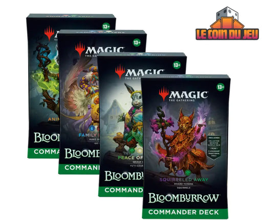 MTG Bloomburrow Commander Deck Set of 4 - Magic: The Gathering Sealed