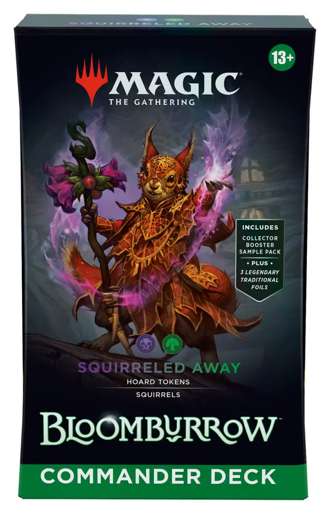 MTG Bloomburrow Squirreled Away Commander Deck - Magic: The Gathering Sealed