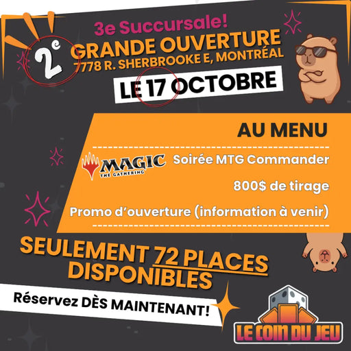 MTG Commander Opening Night – Saturday October 17 at 7 PM (Montreal) - Billet