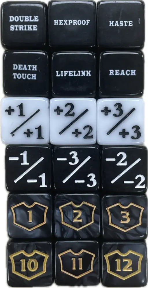 MTG Counter / Keyword / Loyalty Dice (Set of 18) - Accessoire