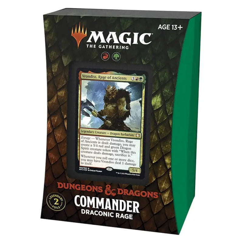 MTG Dungeons & Dragons Commander Deck Draconic Rage - Magic: The Gathering Sealed