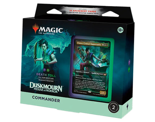 MTG Duskmourn Commander Deck Death Toll - Magic: The Gathering Sealed